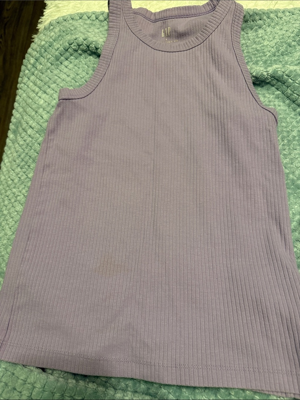 GAP Lavender Ribbed Tank Top